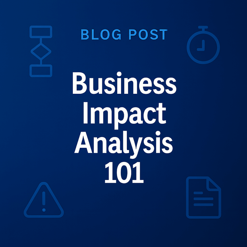 Business Impact Analysis 101