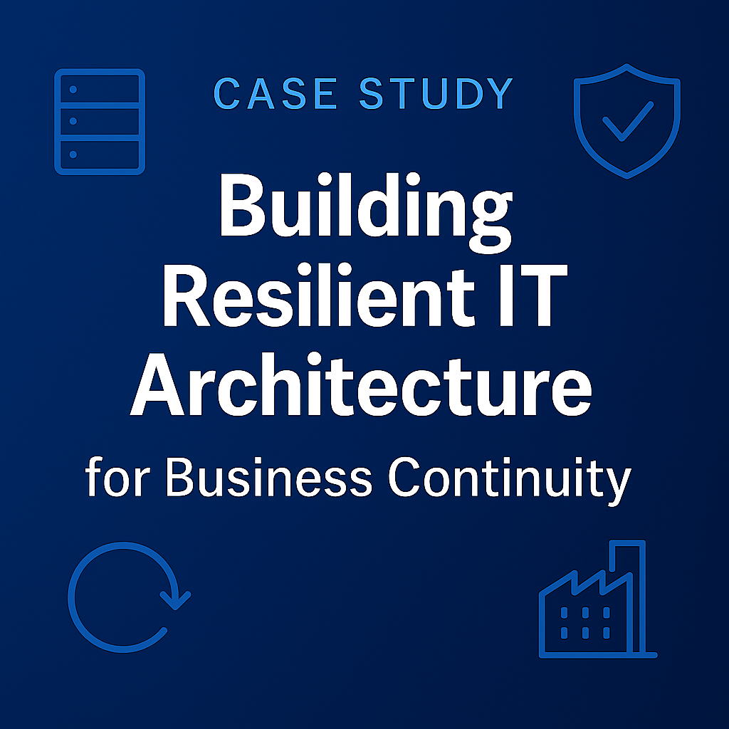 Building Resilient IT Architecture for Business Continuity