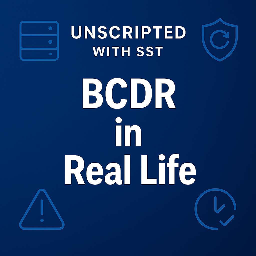 BCDR in Real Life