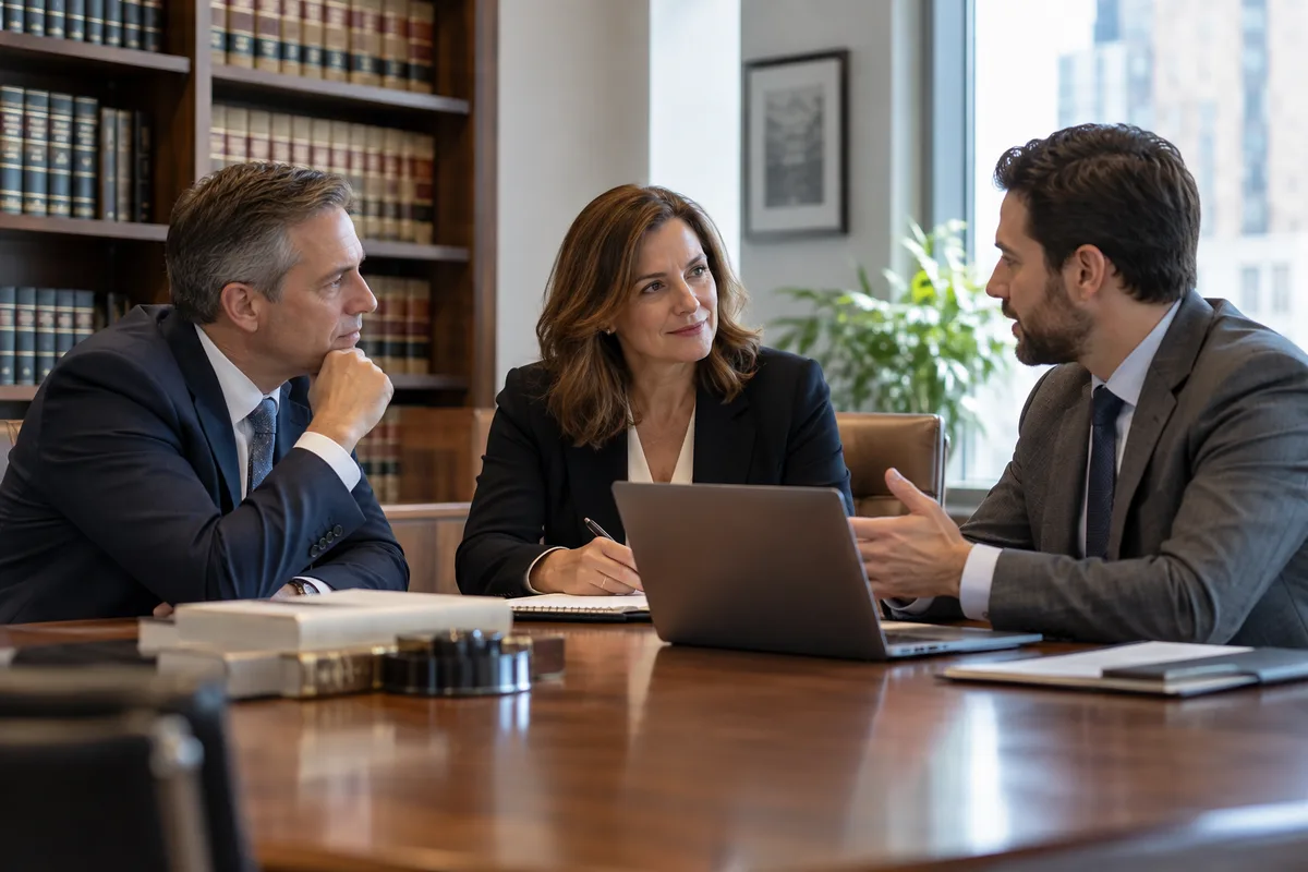 SST advisor meeting with law firm partners